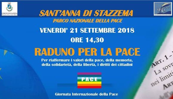 Raduno per la pace e i diritti 21 settembre Sant'Anna di Stazzema